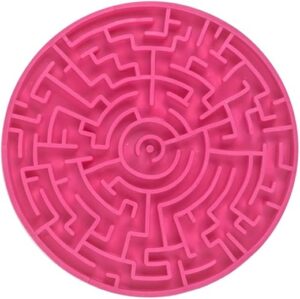 Pet Games Labirinto Pink P -Tapete Para Lamber E Comedouro Para Cães