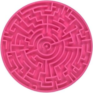 Pet Games Labirinto Pink P -Tapete Para Lamber E Comedouro Para Cães